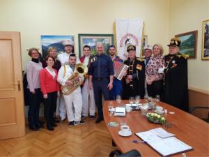 Vranski pustni generali na obisku pri županu 1